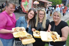 The annual Middlesbrough Mela was held in it's new home of Centre Square in the town centre on Sunday afternoon with a great mix of food, fun, dance and singing.L2R Siobhan O'Connor, Leah, Courtney and Christine Hussain enjoy some food