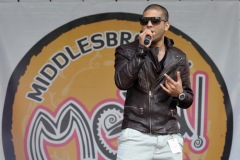 The annual Middlesbrough Mela was held in it's new home of Centre Square in the town centre on Sunday afternoon with a great mix of food, fun, dance and singing. Notorious Jatt on stage